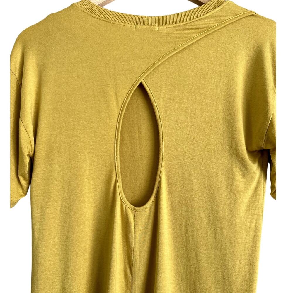LAMade Short Sleeve Carlsbad Crossback Tee-Size XS Gold-NWT - Picture 3 of 6